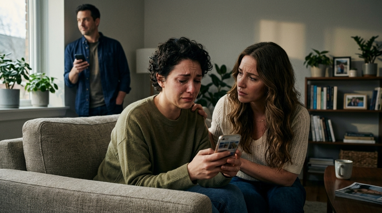 MY BEST FRIEND’S HUSBAND HAS BEEN SENDING ME INAPPROPRIATE MESSAGES AND SHE BLAMES ME