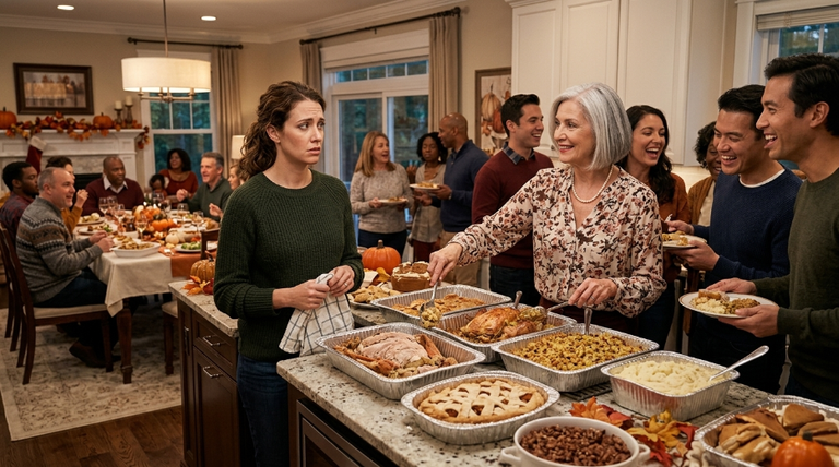 I WAS EXPECTED TO HOST THANKSGIVING FOR 40 PEOPLE BUT WASN’T ALLOWED TO COOK ANYTHING